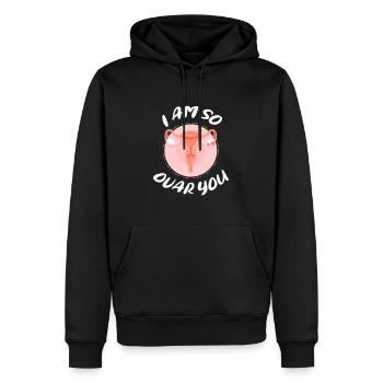 Hysterektomie Hysterektomie - Männer Premium Bio Hoodie - Schwarz - Vorne - Nico (187cm)