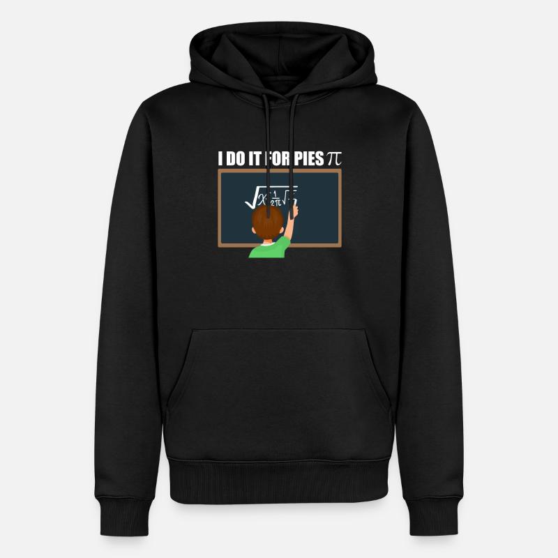 Mathe Calculus Pi - Männer Premium Bio Hoodie - Schwarz