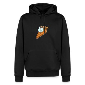 Thanksgiving Kuchen - Männer Premium Bio Hoodie - Schwarz - Vorne - Nico (187cm)