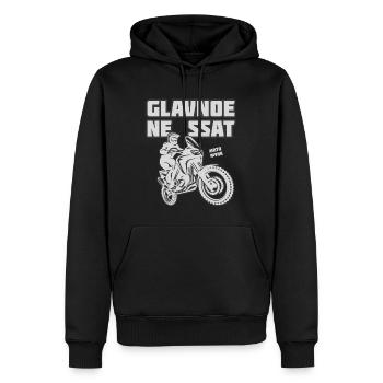 Glavnoe ne ssat, Enduro - Männer Premium Bio Hoodie - Schwarz - Vorne - Nico (187cm)