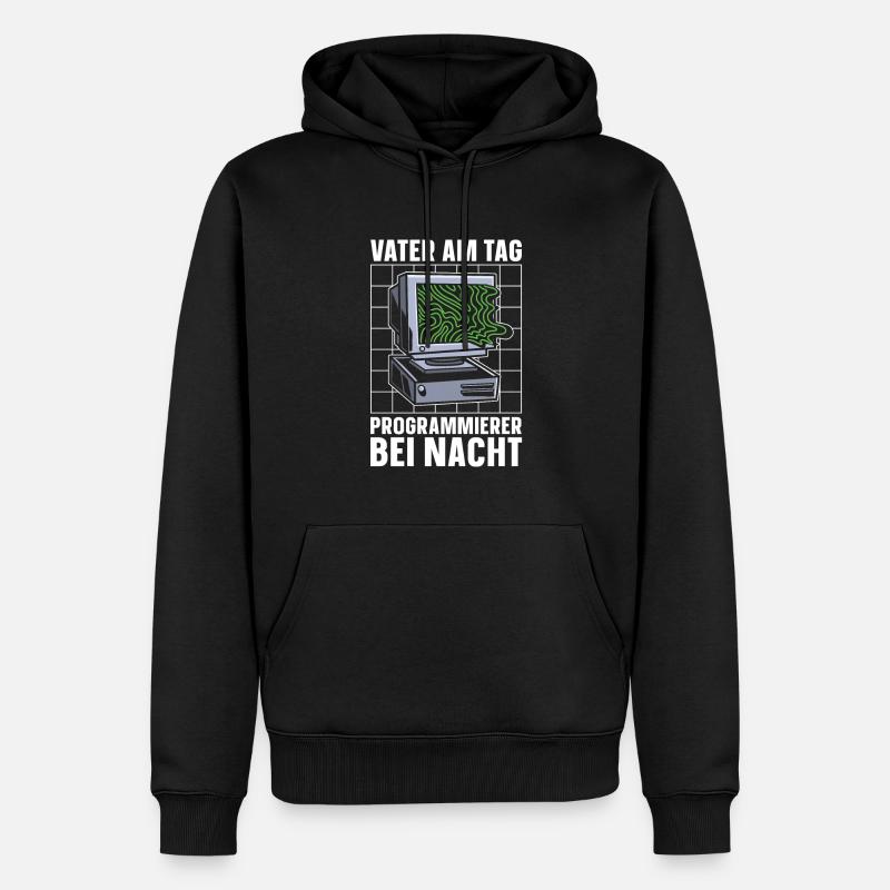 Entwickler Coder Programmierer - Männer Premium Bio Hoodie - Schwarz