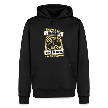 Breakdance Breakdancer Breakdance Drôle - Sweat à capuche Premium bio Homme - noir - Devant - Nico (187cm)
