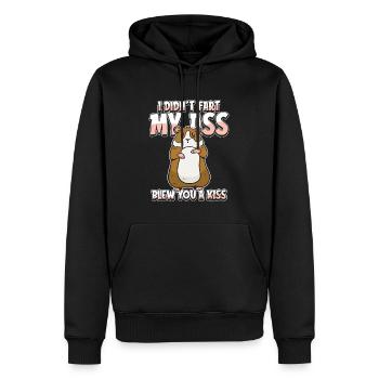 Meerschwein Meerschweinchen Humor - Männer Premium Bio Hoodie - Schwarz - Vorne - Nico (187cm)