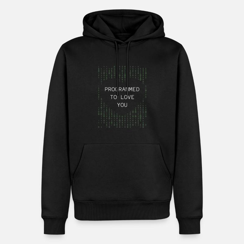 Entwickler Coder Programmierer - Männer Premium Bio Hoodie - Schwarz