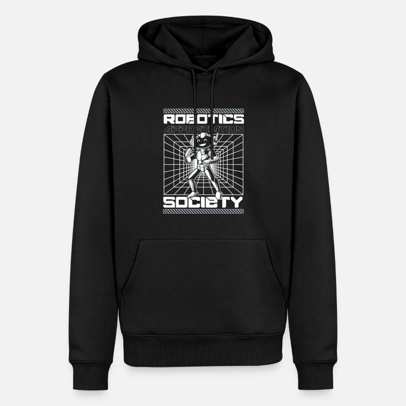 Robotique Ai Robot - Sweat à capuche Premium bio Homme - noir