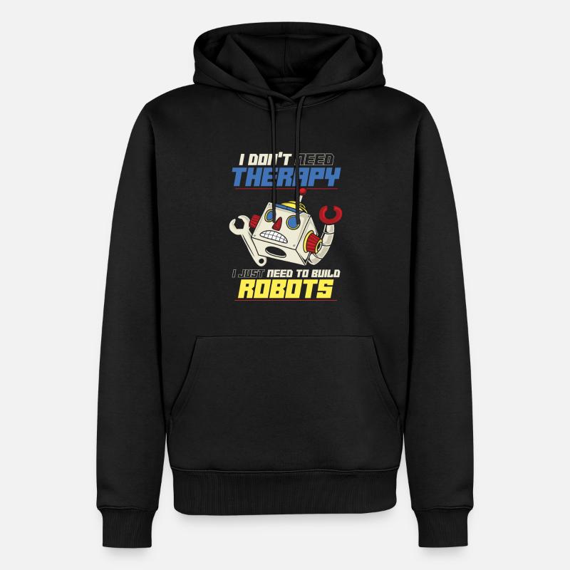 Robotique Ai robot - Sweat à capuche Premium bio Homme - noir