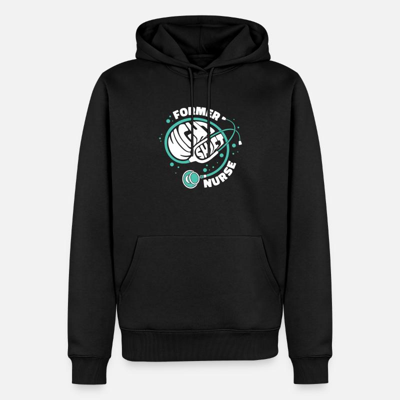 Krankenschwester Stethoskop - Männer Premium Bio Hoodie - Schwarz
