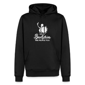 Biologie Biologe Bakterien - Männer Premium Bio Hoodie - Schwarz - Vorne - Nico (187cm)