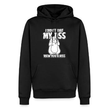 Meerschwein Meerschweinchen Lustig - Männer Premium Bio Hoodie - Schwarz - Vorne - Nico (187cm)