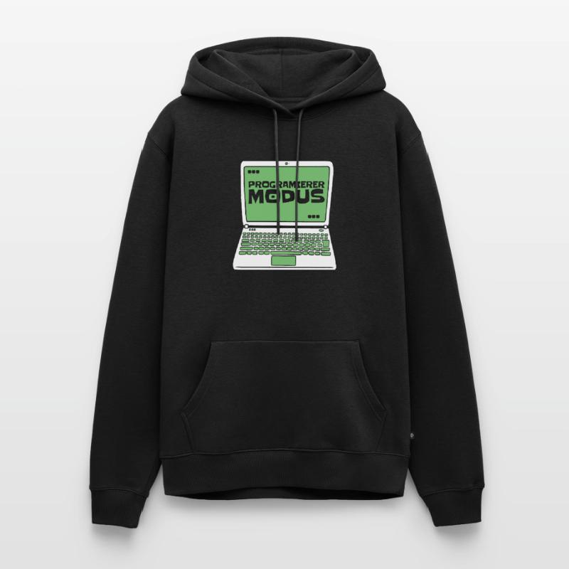Developer Coder Programmer Laptop Men’s Premium Organic Hoodie