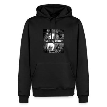 Pitbull - Sweat à capuche Premium bio Homme - noir - Devant - Nico (187cm)