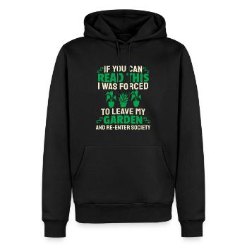 Hobbygärtner Garten - Männer Premium Bio Hoodie - Schwarz - Vorne - Nico (187cm)
