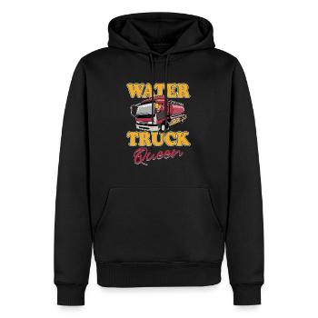 Lkw Fahrer Trucker Lastwagenfahrer Königin - Männer Premium Bio Hoodie - Schwarz - Vorne - Nico (187cm)
