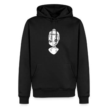 Zombie Halloween - Sweat à capuche Premium bio Homme - noir - Devant - Nico (187cm)