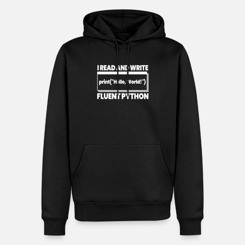 Entwickler Coder Programmierer Lustig - Männer Premium Bio Hoodie - Schwarz