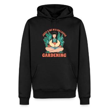 Hobbygärtner Garten Mutter Gärtnerische Mama - Männer Premium Bio Hoodie - Schwarz - Vorne - Nico (187cm)