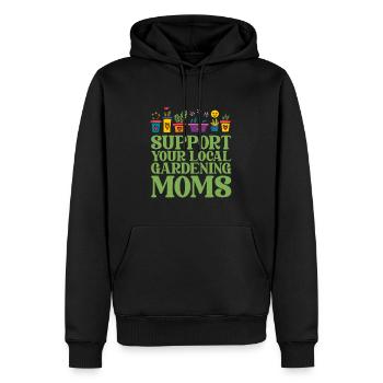 Hobbygärtner Garten Mutter Gärtnerische Mama - Männer Premium Bio Hoodie - Schwarz - Vorne - Nico (187cm)
