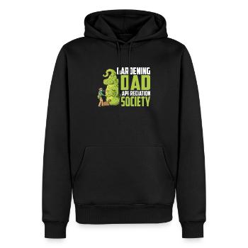 Hobby Gardener Garden Funny Gardening Father - Sweat à capuche Premium bio Homme - noir - Devant - Nico (187cm)