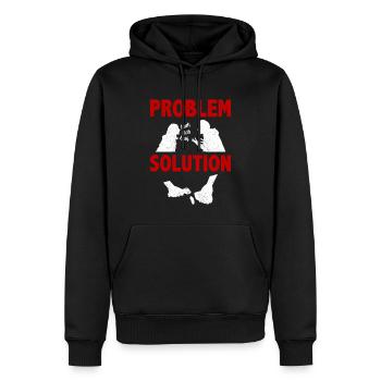 Knapping Stone Collector Problème Solution Hobby - Sweat à capuche Premium bio Homme - noir - Devant - Nico (187cm)
