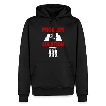 Knife Making Knife Maker Problem Solution Hobby - Männer Premium Bio Hoodie - Schwarz - Vorne - Nico (187cm)
