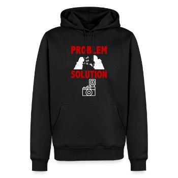 Lomography Photography Camera Problem Solution - Männer Premium Bio Hoodie - Schwarz - Vorne - Nico (187cm)