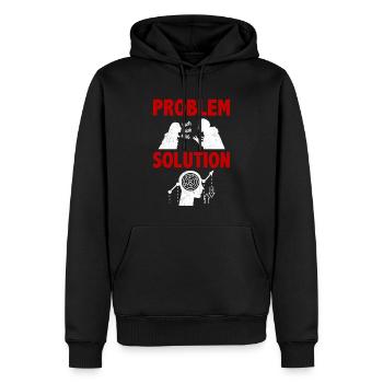 Memory Training Mind Games Memorization Hobby - Men’s Premium Organic Hoodie - black - Front - Nico (187cm)