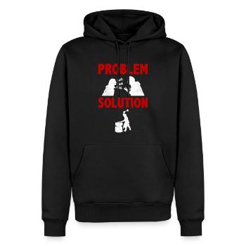 Metal Working Metal Fabrication Problem Solution - Männer Premium Bio Hoodie - Schwarz - Vorne - Nico (187cm)
