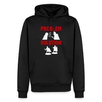 Miniatures Diorama Model Problem Solution Hobby - Männer Premium Bio Hoodie - Schwarz - Vorne - Nico (187cm)