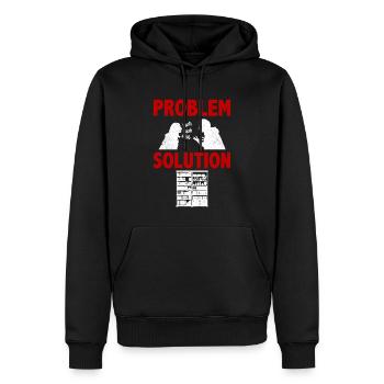 Organizing Items Organizer Problem Solution Hobby - Männer Premium Bio Hoodie - Schwarz - Vorne - Nico (187cm)