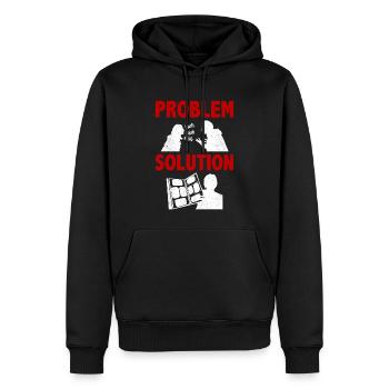 Postcard Collecting Letters Problem Solution Hobby - Männer Premium Bio Hoodie - Schwarz - Vorne - Nico (187cm)