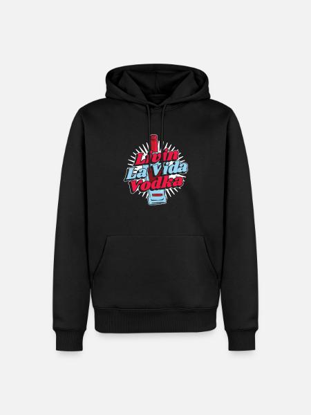 Vodka Vodka Great Vodka - Men’s Premium Organic Hoodie - black