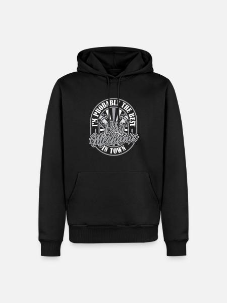 Car Mechanic - Men’s Premium Organic Hoodie - black