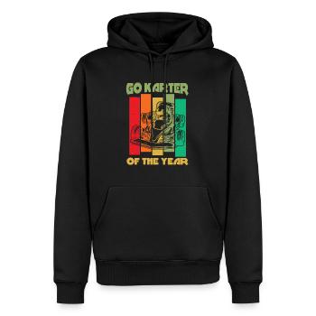 Go Kart Kartfahren Kartfahrer Cool - Männer Premium Bio Hoodie - Schwarz - Vorne - Nico (187cm)