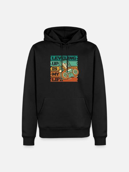 Gamer Gaming Life - Men’s Premium Organic Hoodie - black