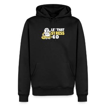 Buddha Buddhist Witzig - Männer Premium Bio Hoodie - Schwarz - Vorne - Nico (187cm)