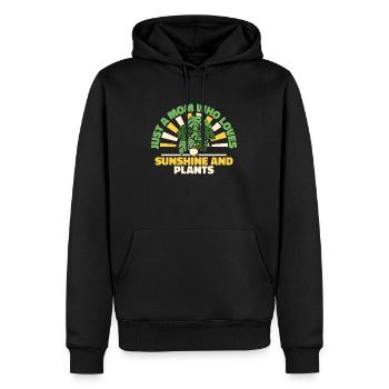 Hobbygärtner Garten Mutter Gärtnerische Mama - Männer Premium Bio Hoodie - Schwarz - Vorne - Nico (187cm)