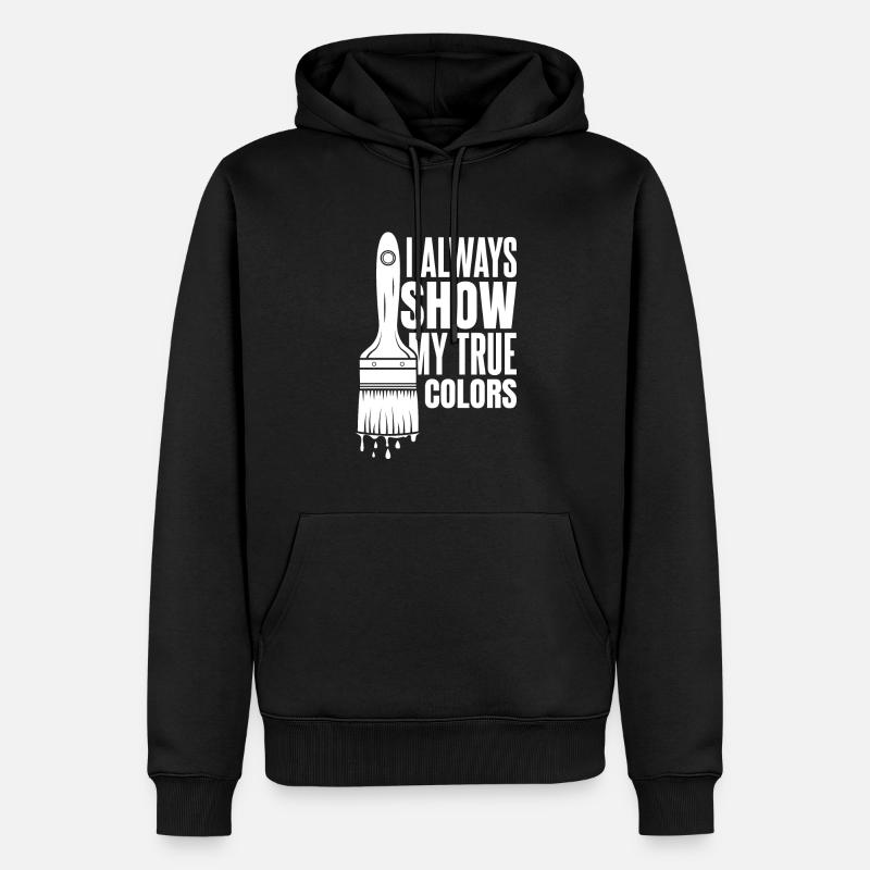 Peintre Vernisseur - Sweat à capuche Premium bio Homme - noir