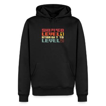 Twin Daddy Twins Daddy Funny - Sweat à capuche Premium bio Homme - noir - Devant - Nico (187cm)