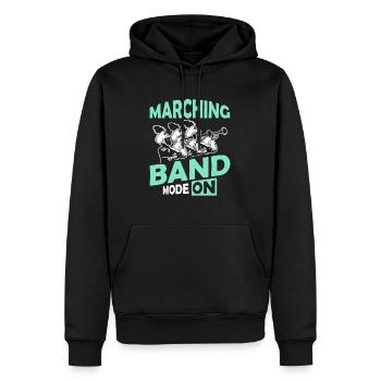 Fanfahrenzug Spielmannszug Modus An - Männer Premium Bio Hoodie - Schwarz - Vorne - Nico (187cm)
