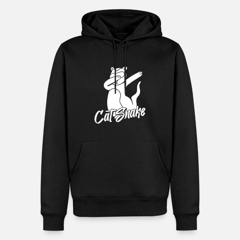 Frettchen Iltis - Männer Premium Bio Hoodie - Schwarz