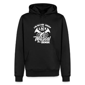 Fanfare procession tuba - Men’s Premium Organic Hoodie - black - Front - Nico (187cm)