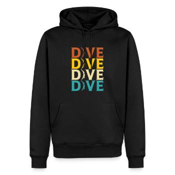 Turmspringen Turmspringer - Männer Premium Bio Hoodie - Schwarz - Vorne - Nico (187cm)