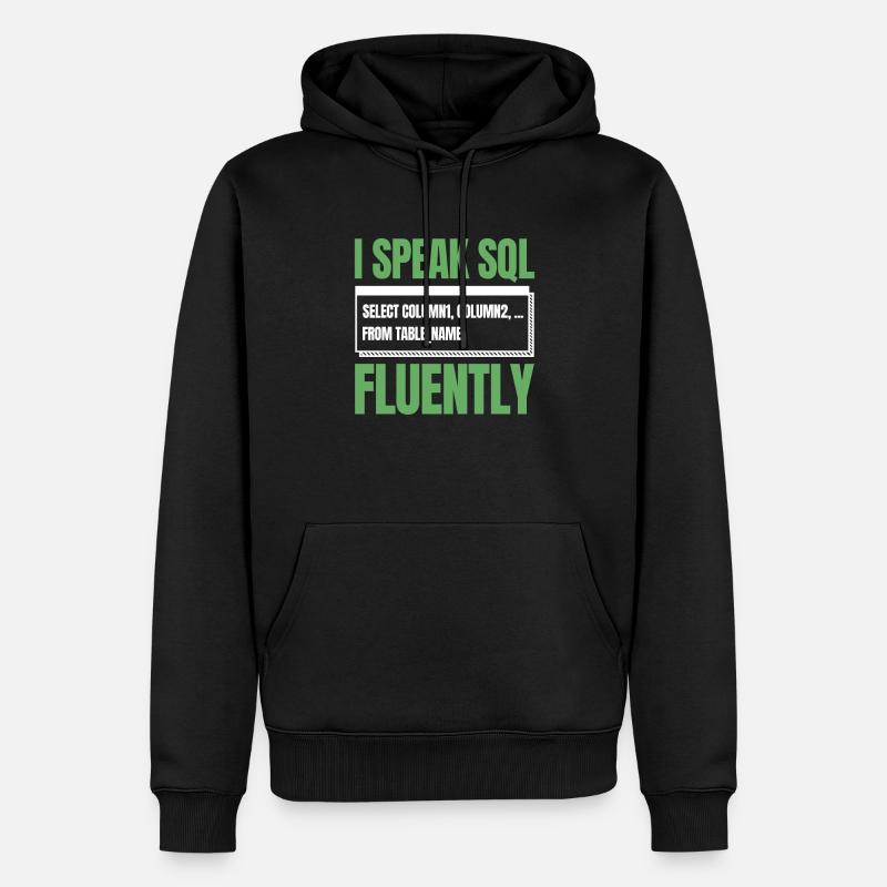 Entwickler Coder Programmierer Humor - Männer Premium Bio Hoodie - Schwarz