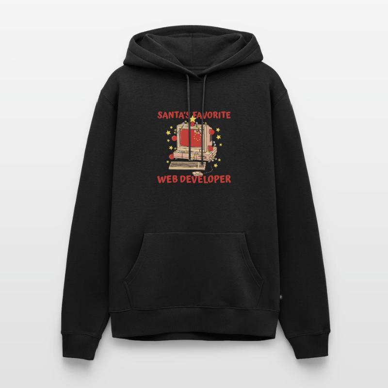 Web Developer Web Developer Santa Claus Men’s Premium Organic Hoodie