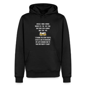 Whisky Whiskey Witzig - Männer Premium Bio Hoodie - Schwarz - Vorne - Nico (187cm)