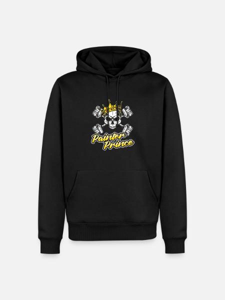 Painter Varnisher Prince - Men’s Premium Organic Hoodie - black