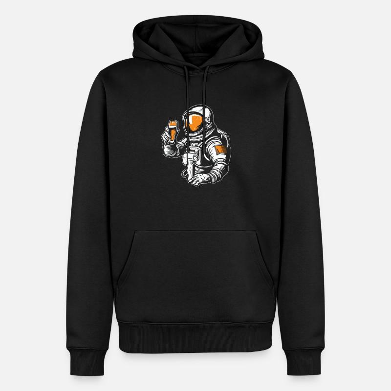 Astronaute Astronaute Cosmonaute Astronaute - Sweat à capuche Premium bio Homme - noir