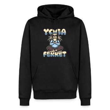 Frettchen Iltis Niedlich - Männer Premium Bio Hoodie - Schwarz - Vorne - Nico (187cm)