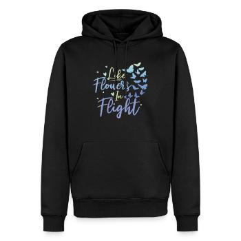 Hobbygärtner Garten Monarch - Männer Premium Bio Hoodie - Schwarz - Vorne - Nico (187cm)