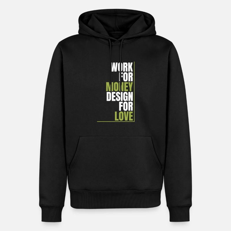Web Entwickler Webdeveloper Liebe - Männer Premium Bio Hoodie - Schwarz